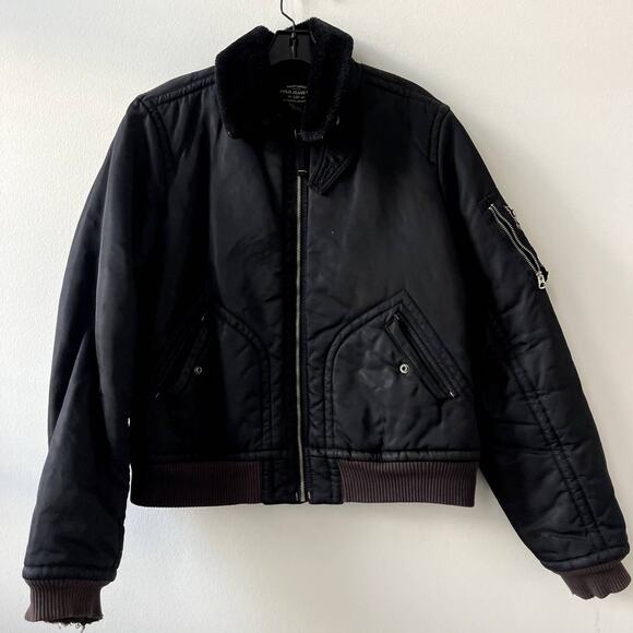 Ralph Lauren Polo Jeans Company Short Bomber with Sherpa Collar - XL - Picture 1 of 14